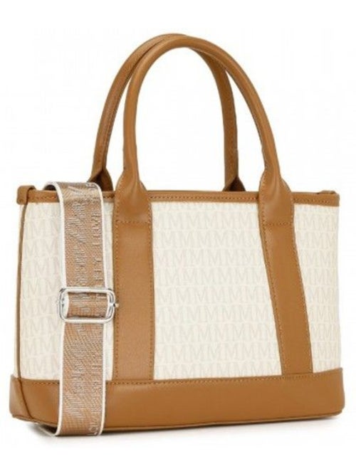 Sac fourre-tout monogramme sangle convertible 28x11x19 cm - miss lulu - Kiabi Sac fourre-tout monogramme sangle convertible 28x11x19 cm - miss lulu - Kiabi