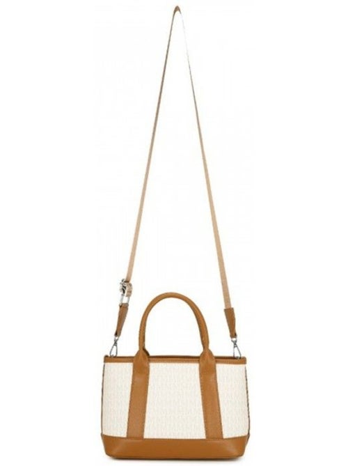 Sac fourre-tout monogramme sangle convertible 28x11x19 cm - miss lulu - Kiabi Sac fourre-tout monogramme sangle convertible 28x11x19 cm - miss lulu - Kiabi