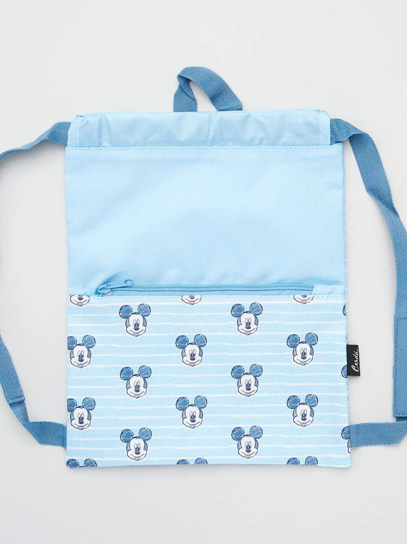 Sac goûter 'Mickey' bleu - Kiabi