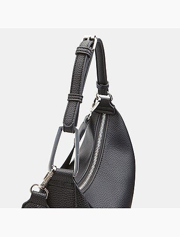 Sac hobo avec fermeture éclair et bandoulière