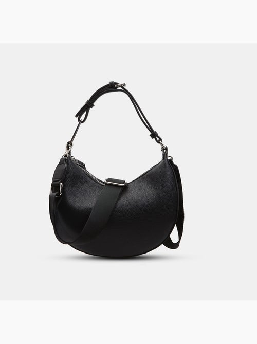 Sac hobo avec fermeture éclair et bandoulière - Kiabi Sac hobo avec fermeture éclair et bandoulière - Kiabi