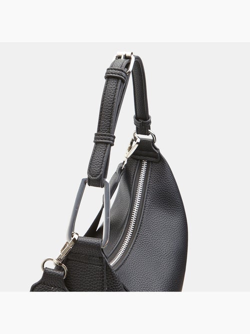 Sac hobo avec fermeture éclair et bandoulière - Kiabi Sac hobo avec fermeture éclair et bandoulière - Kiabi