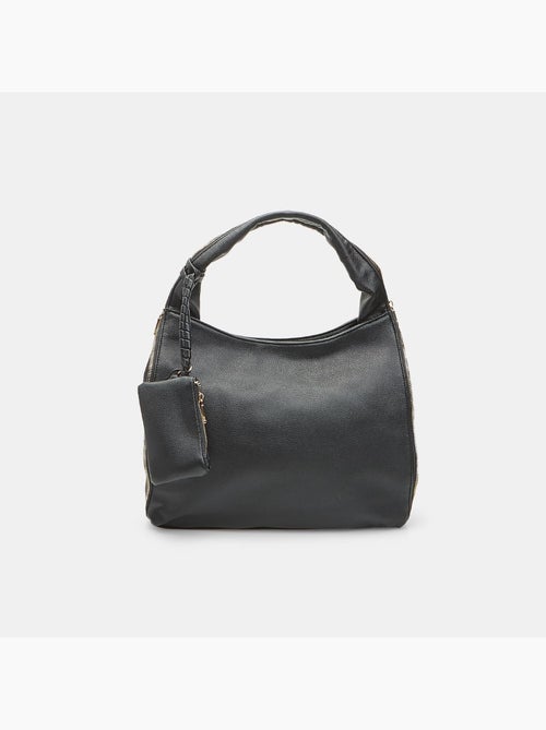 Sac hobo avec zip Bata - Kiabi