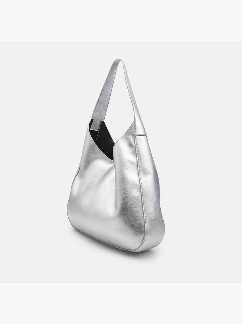 Sac hobo Bata Argent - Kiabi