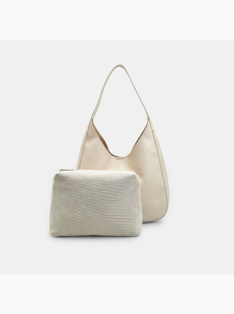Sac hobo Bata Blanc - Kiabi