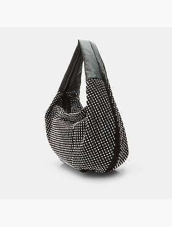 Sac hobo bata red label grand format avec pierres