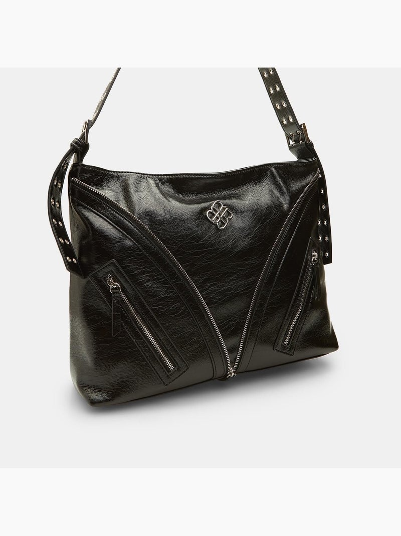 Sac Hobo BATA Red Label Noir - Kiabi