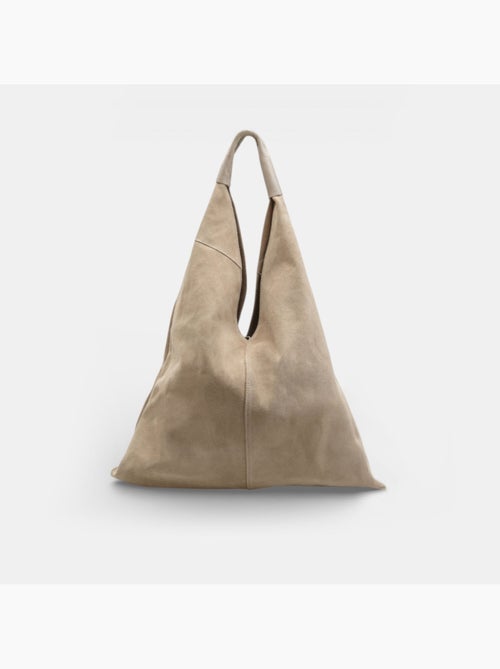 Sac hobo en daim Bata - Kiabi