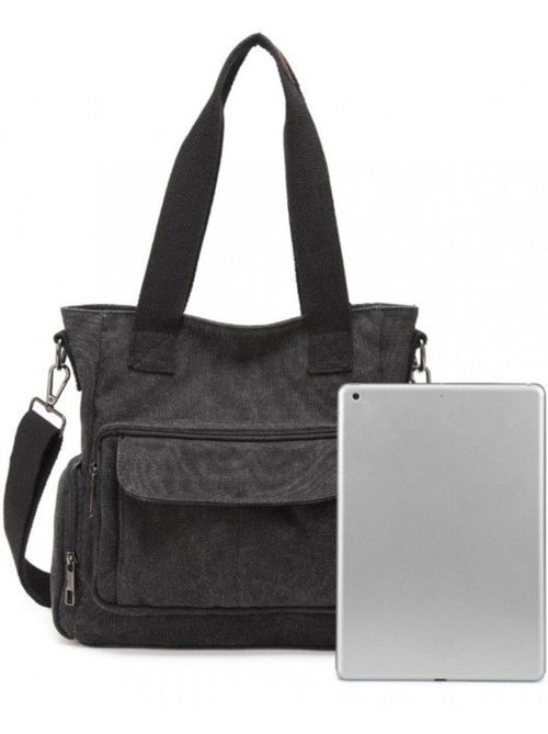Sac hobo en toile bandoulière 28x12x30 cm - kono - Kiabi Sac hobo en toile bandoulière 28x12x30 cm - kono - Kiabi
