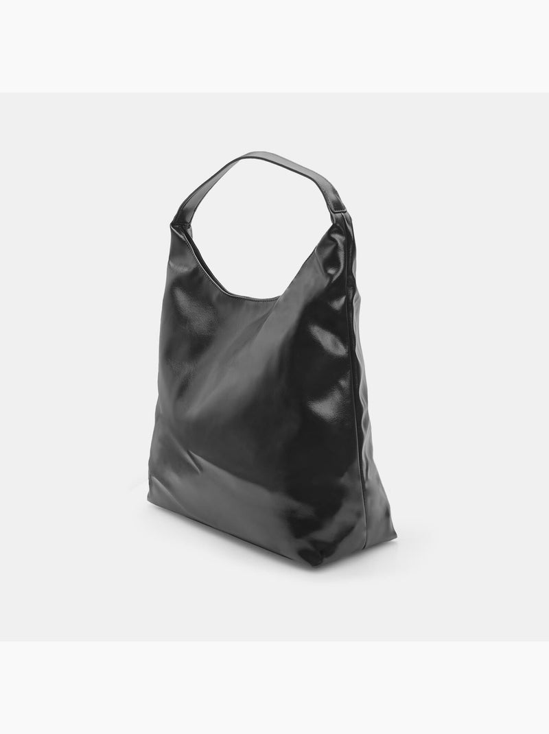 Sac hobo modèle BATA Noir - Kiabi