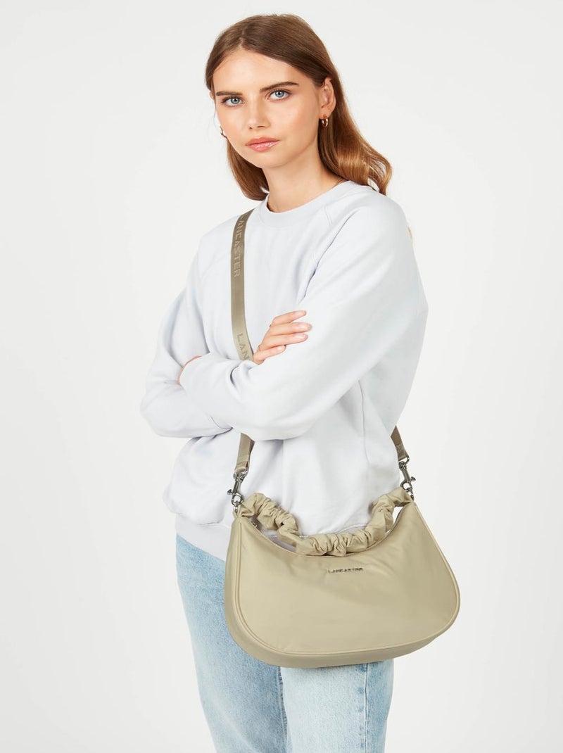 Sac hobo Zippé Basic Chouchou Lancaster Beige - Kiabi