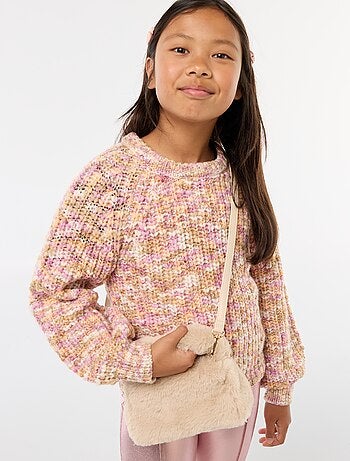 Sac imitation fausse fourrure