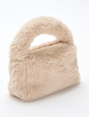 Sac imitation fausse fourrure