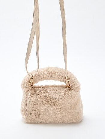 Sac imitation fausse fourrure