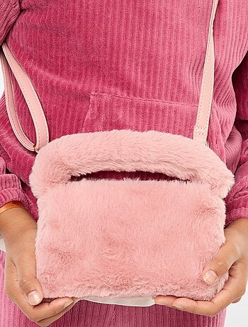 Sac imitation fausse fourrure