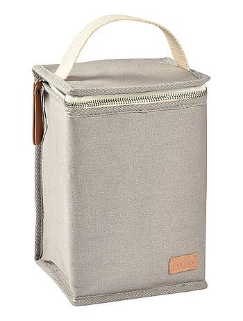 Sac isotherme Canvas gris perle