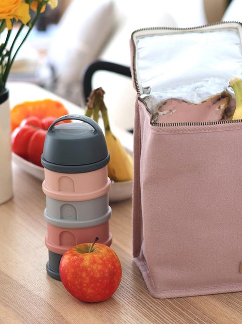 Sac isotherme Canvas rose poudré - Kiabi