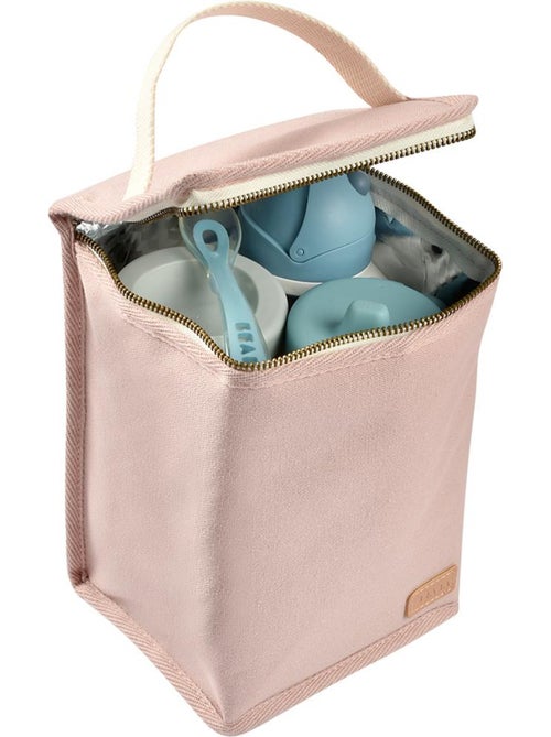 Sac isotherme Canvas rose poudré - Kiabi