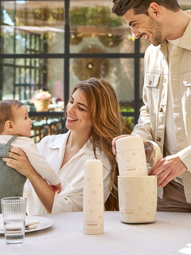 Sac Isotherme Double Thermibag Vanilla Miniland Beige - Kiabi