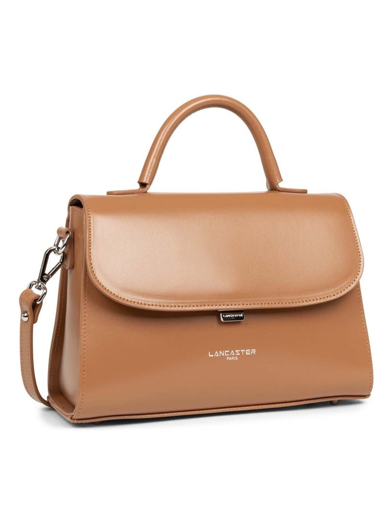 Sac Lancaster à rabat avec fermoir Suave even Marron - Kiabi