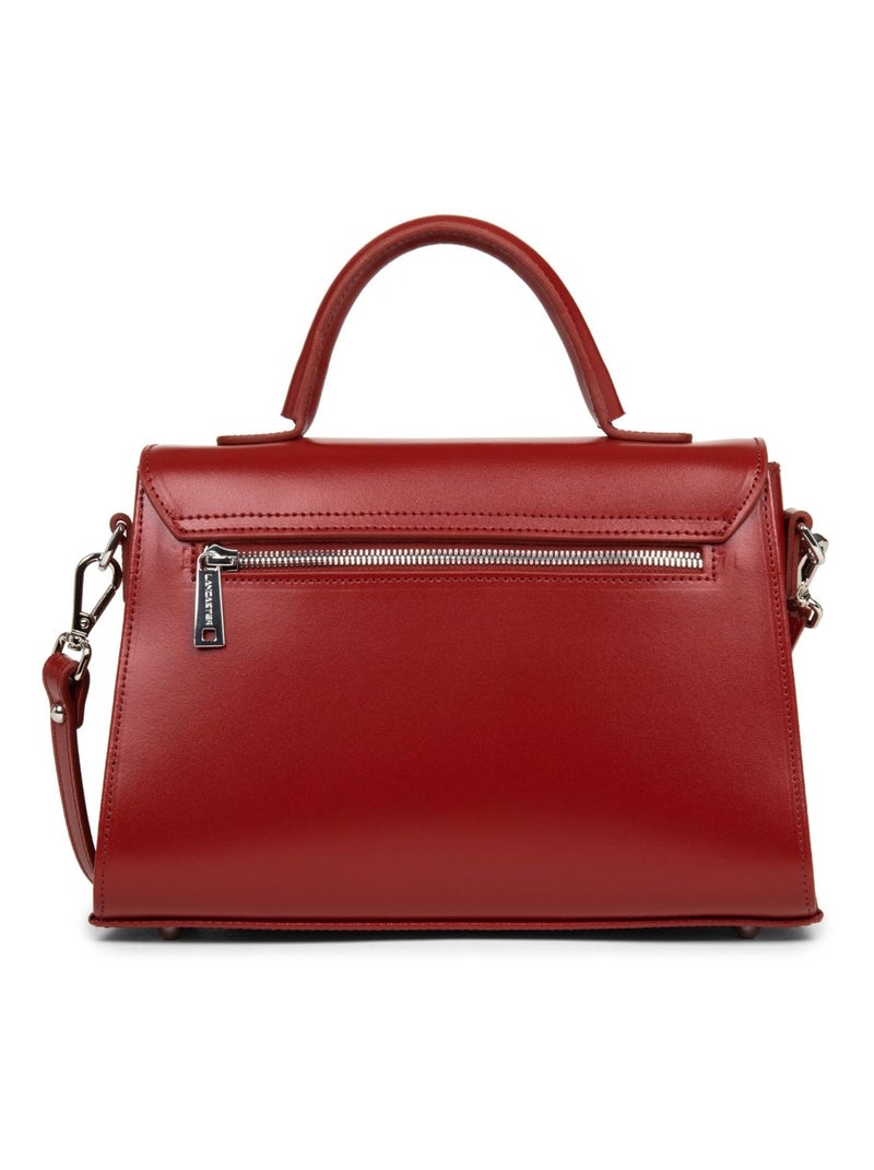 Sac Lancaster à rabat avec fermoir Suave even Rouge - Kiabi
