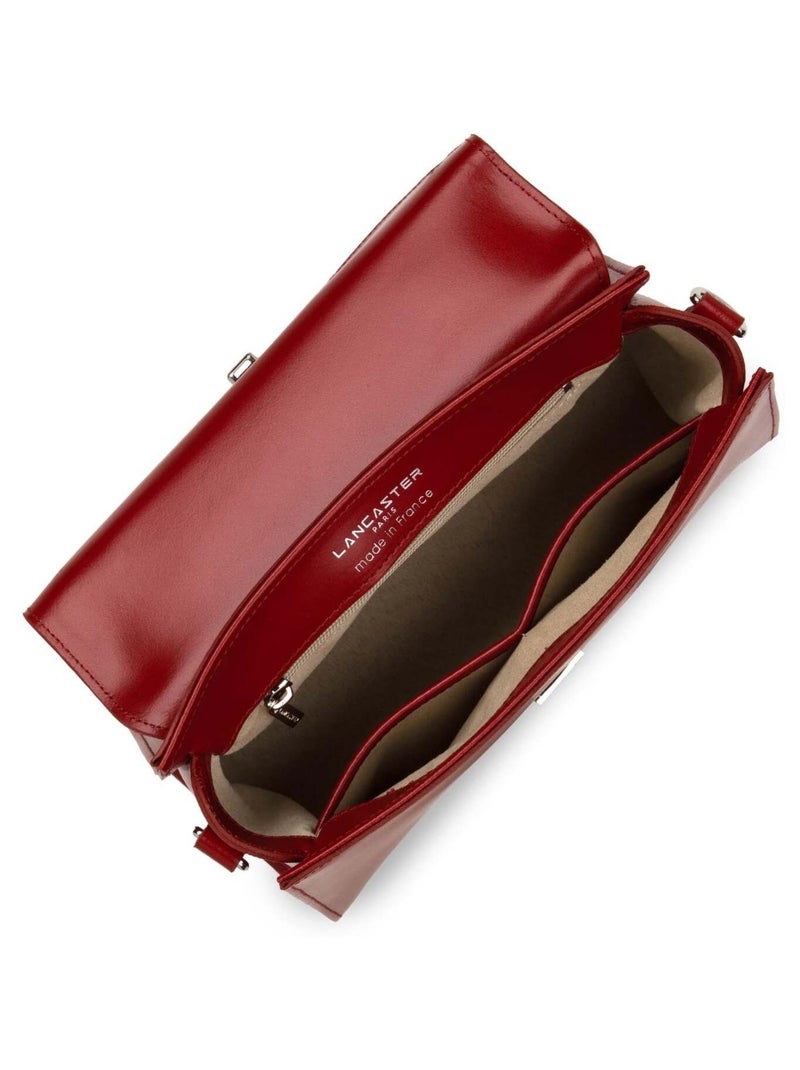 Sac Lancaster à rabat avec fermoir Suave even Rouge - Kiabi