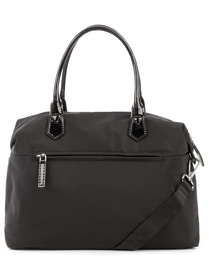 Sac Lancaster porté main Vernis Basic Noir - Kiabi