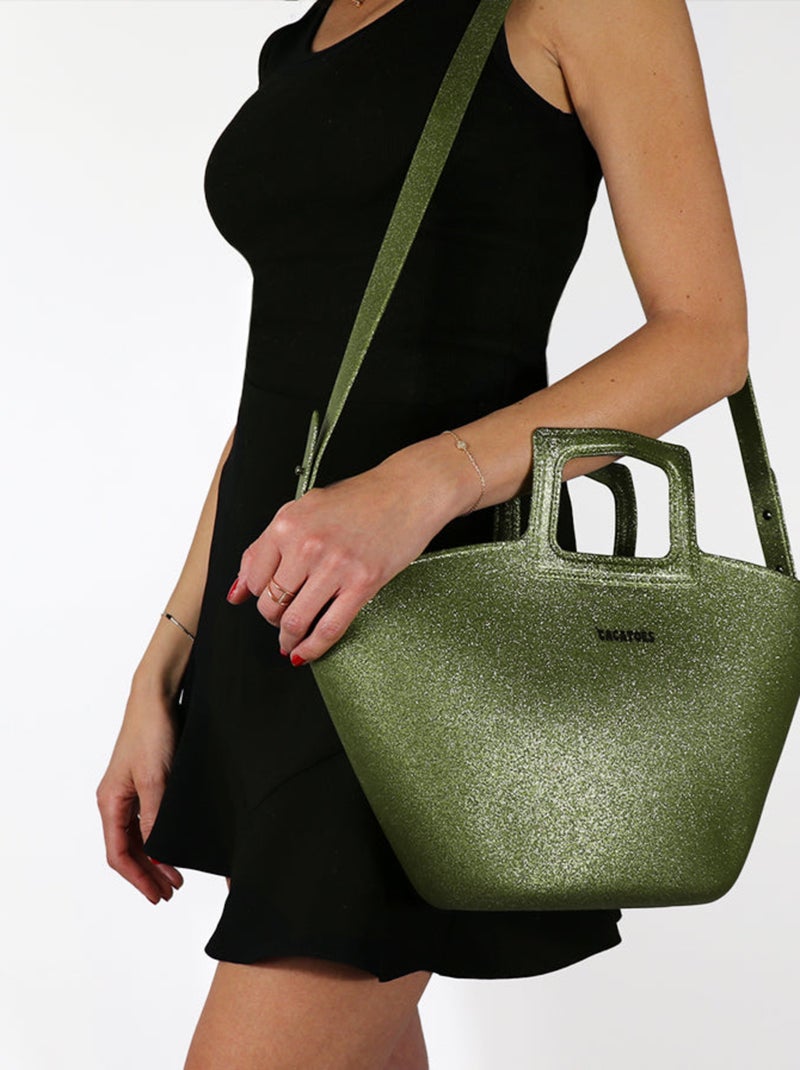 Sac Marisco Glitter Cacatoès Kaki - Kiabi