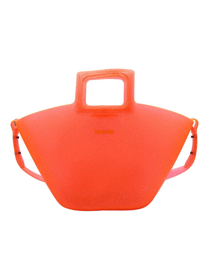 Sac Marisco Transparente Cacatoès Orange corail - Kiabi