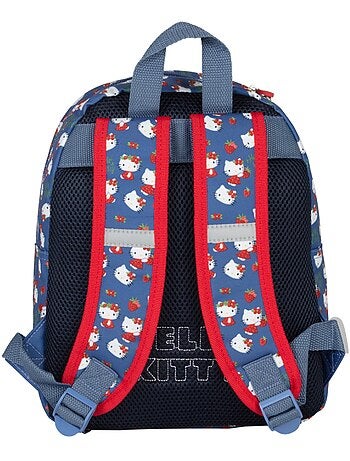 Sac maternelle HELLO KITTY Baby Strawberry bleu rouge