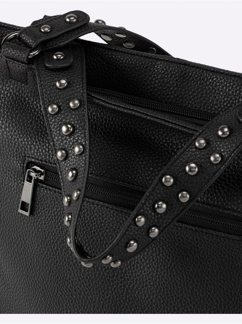 Sac Matière Lisse De Très Grande Qualité - Taille Standard - Helline Noir - Kiabi