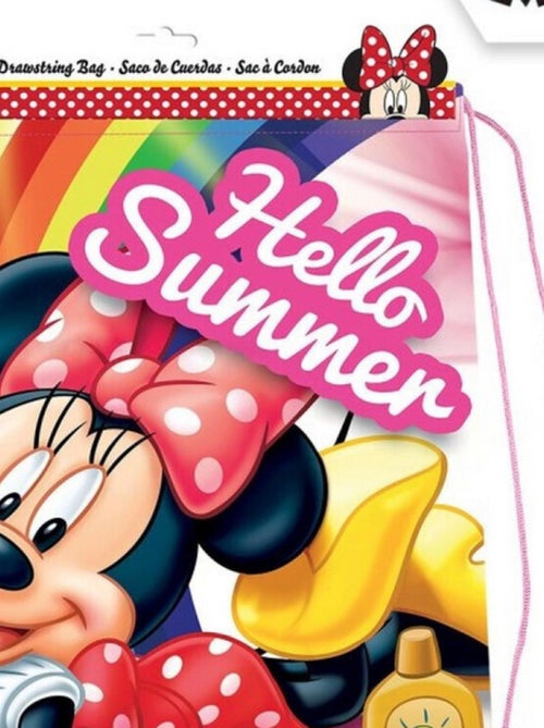 Sac Minnie à cordons - Dimensions 40 x 30 cm - Kiabi