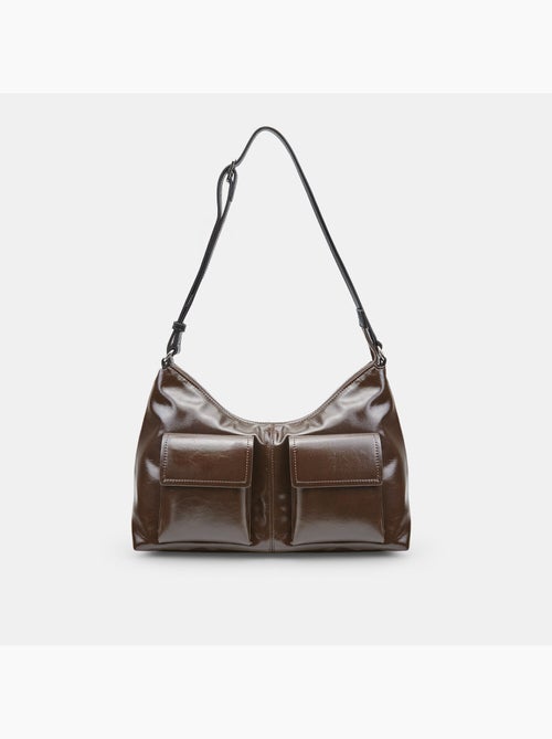 Sac modèle hobo avec poches avant Bata - Kiabi