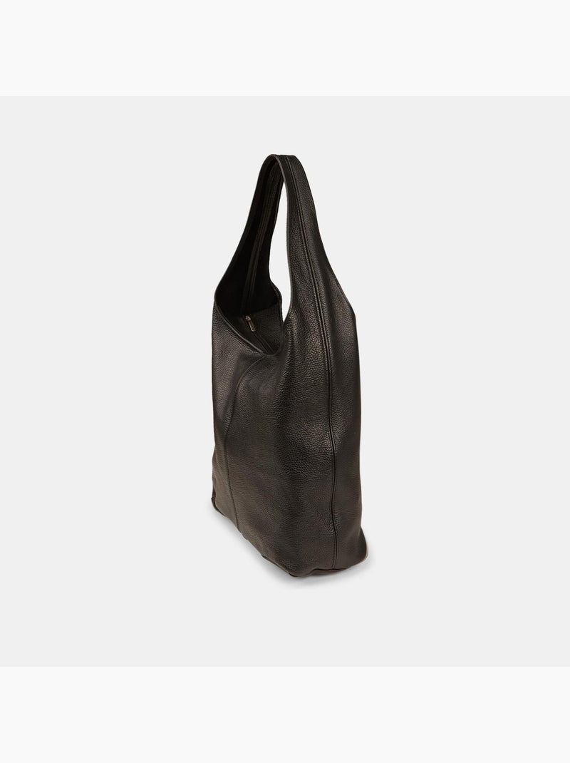 Sac modèle Hobo BATA Noir - Kiabi
