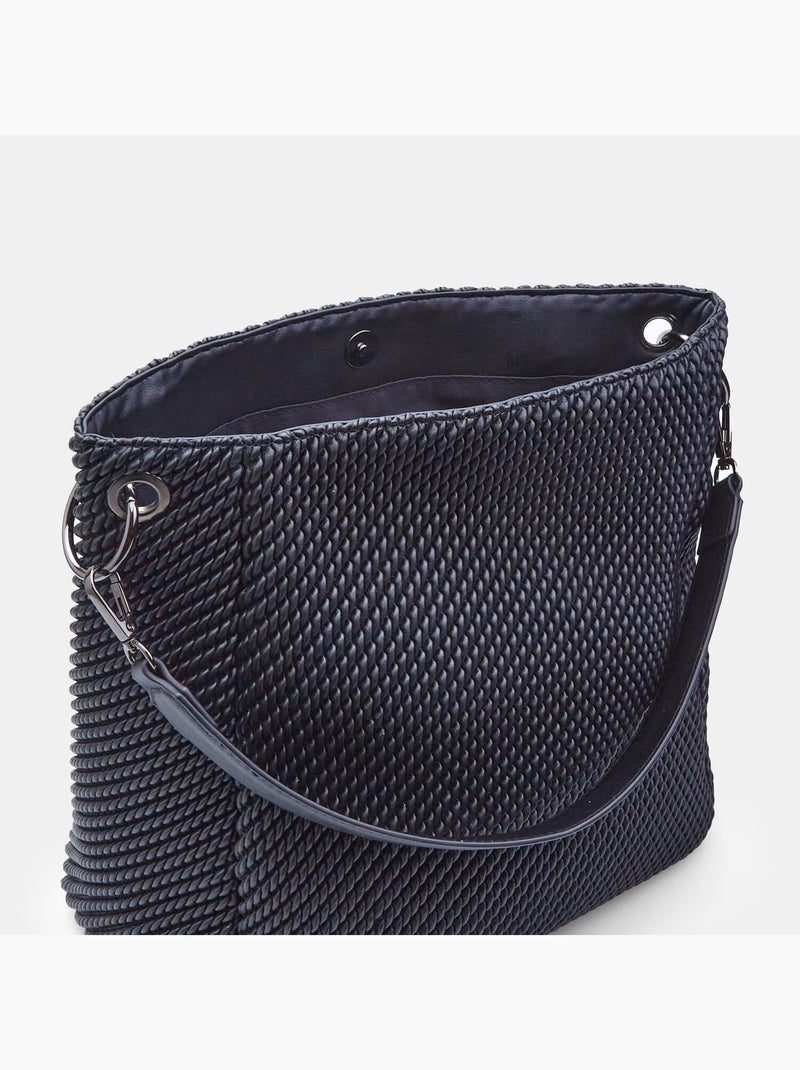 Sac modèle Hobo BATA Noir - Kiabi