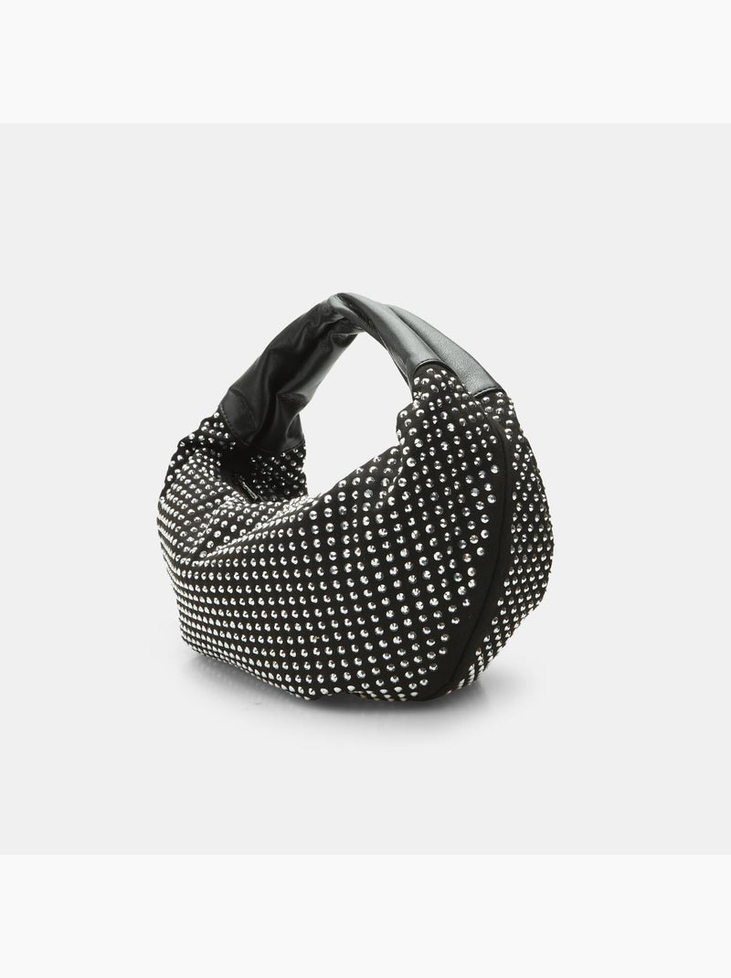 Sac modèle Hobo BATA Noir - Kiabi