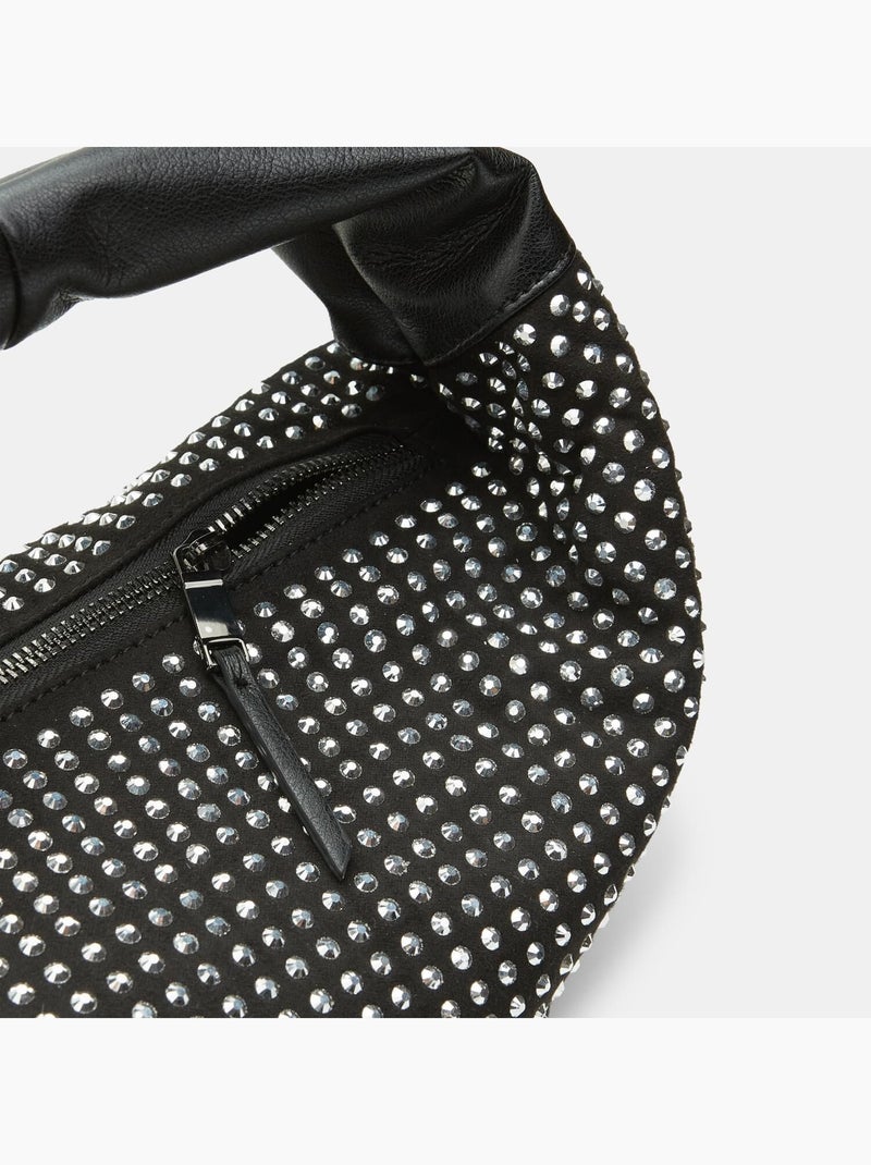 Sac modèle Hobo BATA Noir - Kiabi