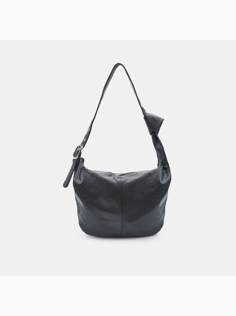 Sac modèle Hobo BATA Noir - Kiabi