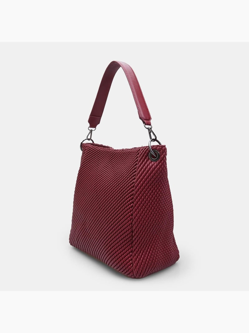 Sac modèle Hobo BATA Rouge - Kiabi