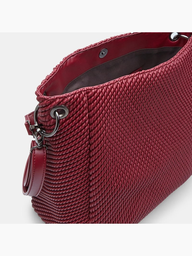 Sac modèle Hobo BATA Rouge - Kiabi