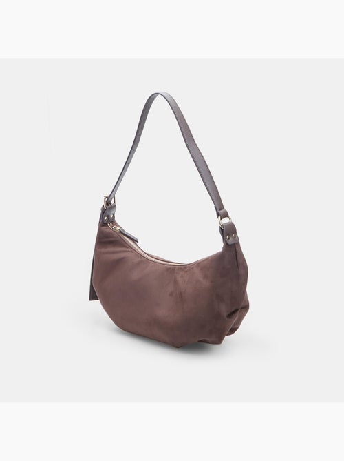 Sac modèle Hobo en microfibre BATA - Kiabi