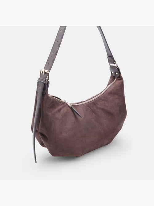 Sac modèle Hobo en microfibre BATA - Kiabi