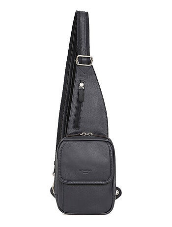 Sac monobretelle cuir confort hexagona