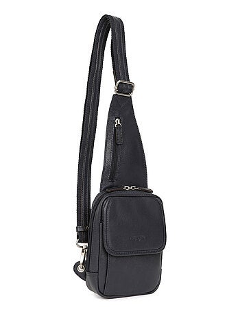 Sac monobretelle cuir confort hexagona