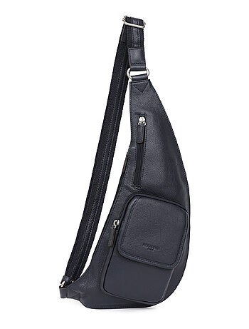 Sac monobretelle cuir confort hexagona