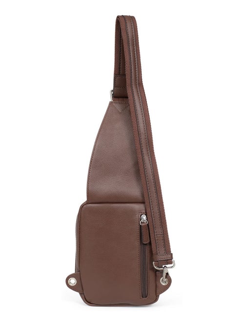 Sac monobretelle  Cuir CONFORT - Kiabi