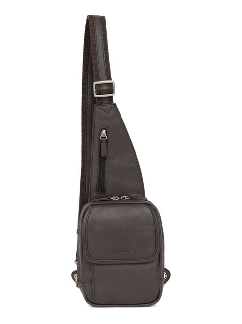 Sac monobretelle  Cuir CONFORT - Kiabi