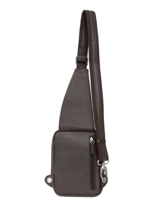 Sac monobretelle  Cuir CONFORT - Kiabi
