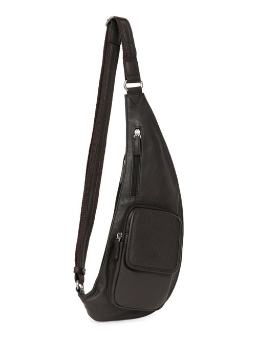 Sac monobretelle  Cuir CONFORT - Kiabi