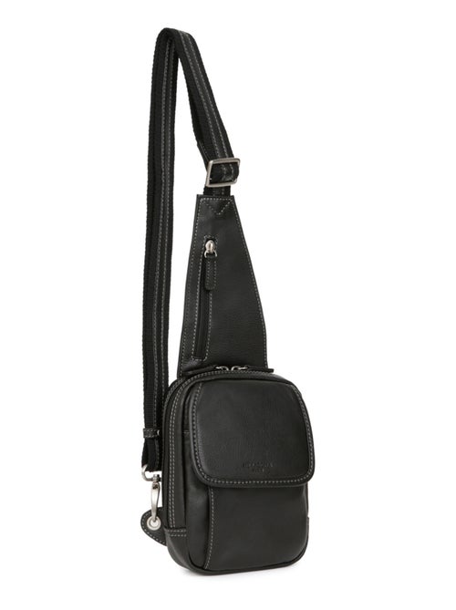Sac monobretelle  Cuir CONFORT - Kiabi